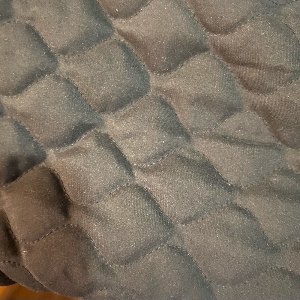 Van Heusen scarf pleated , very wide, black - Picture 2 of 4